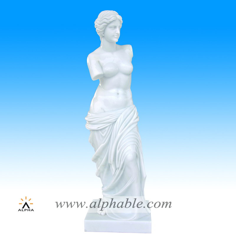 Marble Venus de milo sculpture